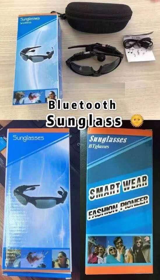 Bluetooth sun glasses with headphones