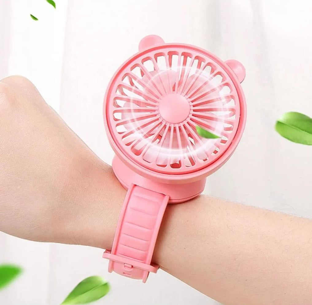 Cartoon Style Children Watch Fan