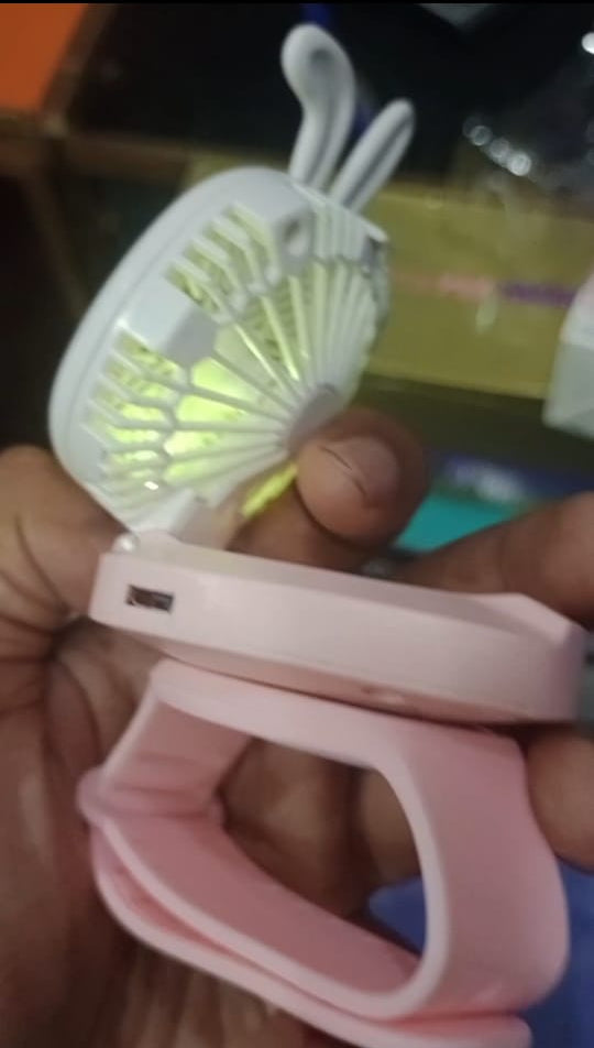 Cartoon Style Children Watch Fan