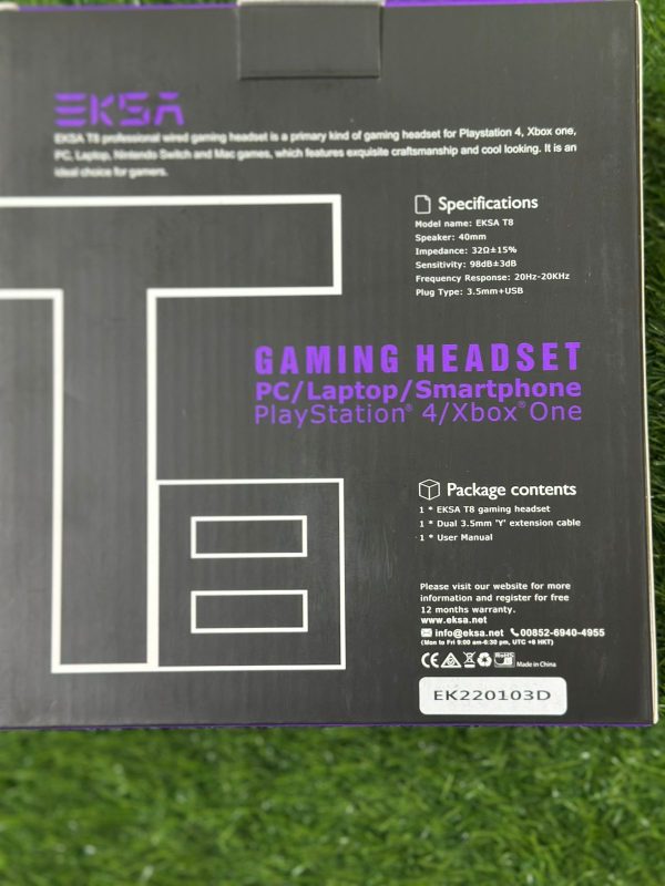 Eksa T8 Stereo Gaming Headset