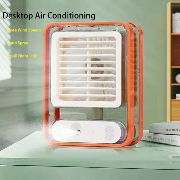 Portable Desktop Air Conditioner Usb Mini Air Cooler Fan